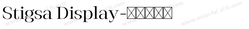 Stigsa Display字体转换